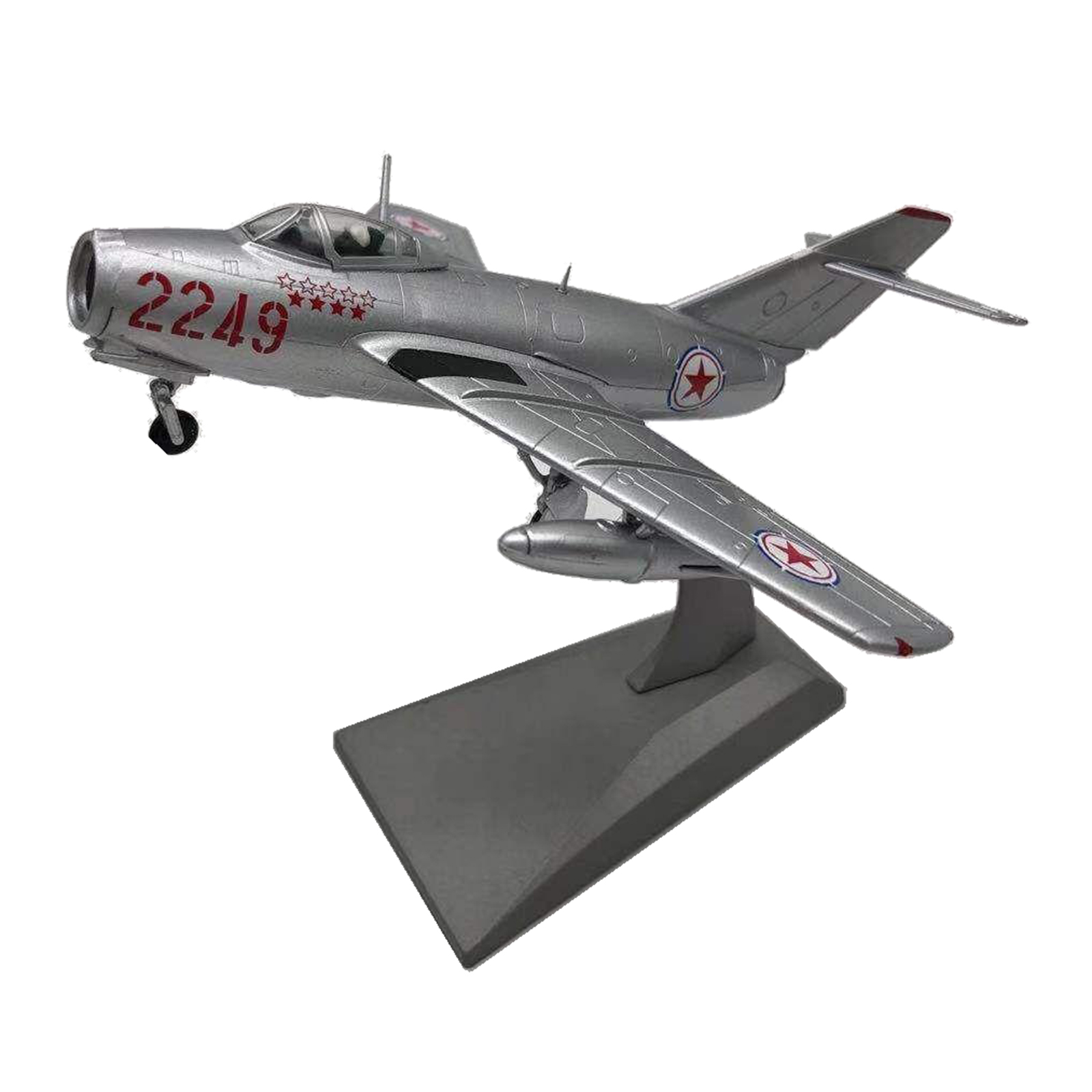 1 / 72th MIG-15 Airplane Model W / Display Fighter Airplane Home Decor