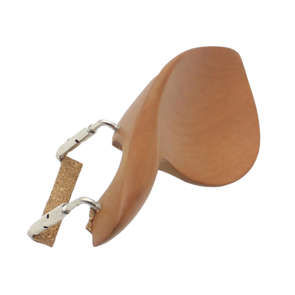 Jujube Wood Violin Chin Rest with Screw&Cork for 3/4 4/4 Violin Replacement Parts