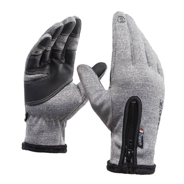 Windproof Cycling Gloves Touch Screen Riding Bike Bicycle Gloves Thermal Warm Motorcycle Winter Bike Motorcycle Gloves