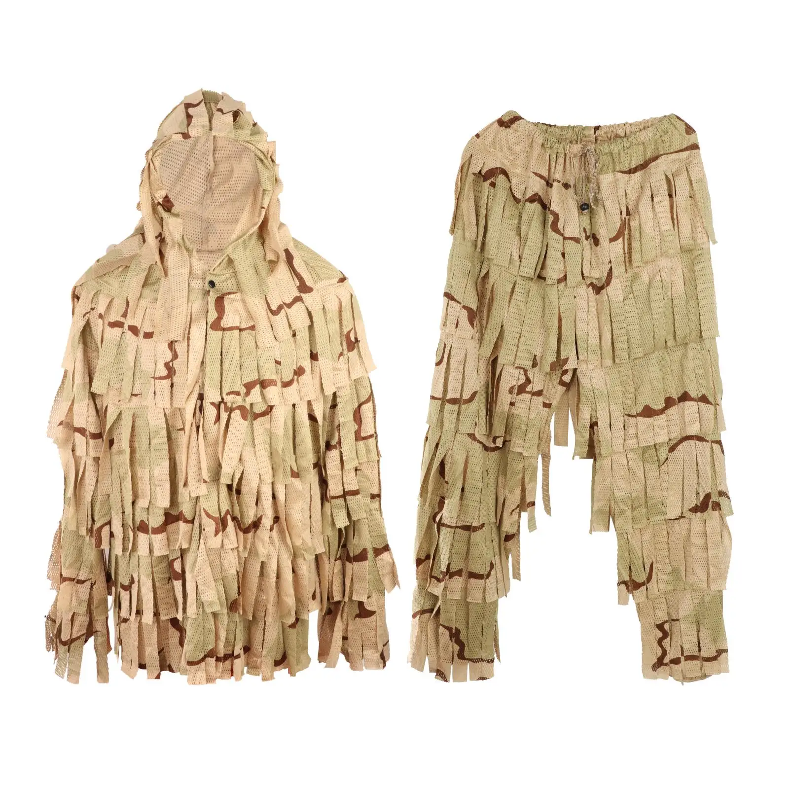 Hunting clothes 3D Bionic Ghillie Suits sniper Camouflage Clothing jacket and pants