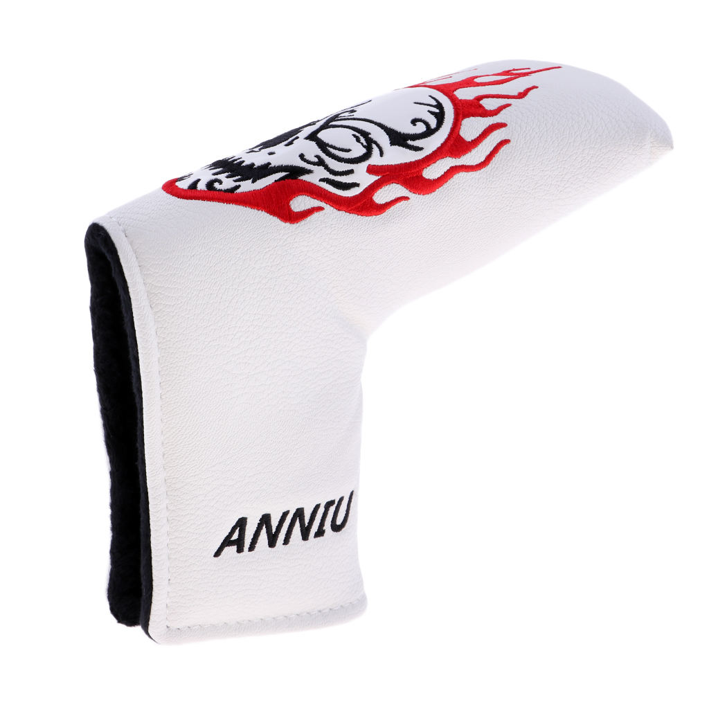 Skull Sticker Golf Putter Club Head Cover Headcover Full Protection for Scotty  