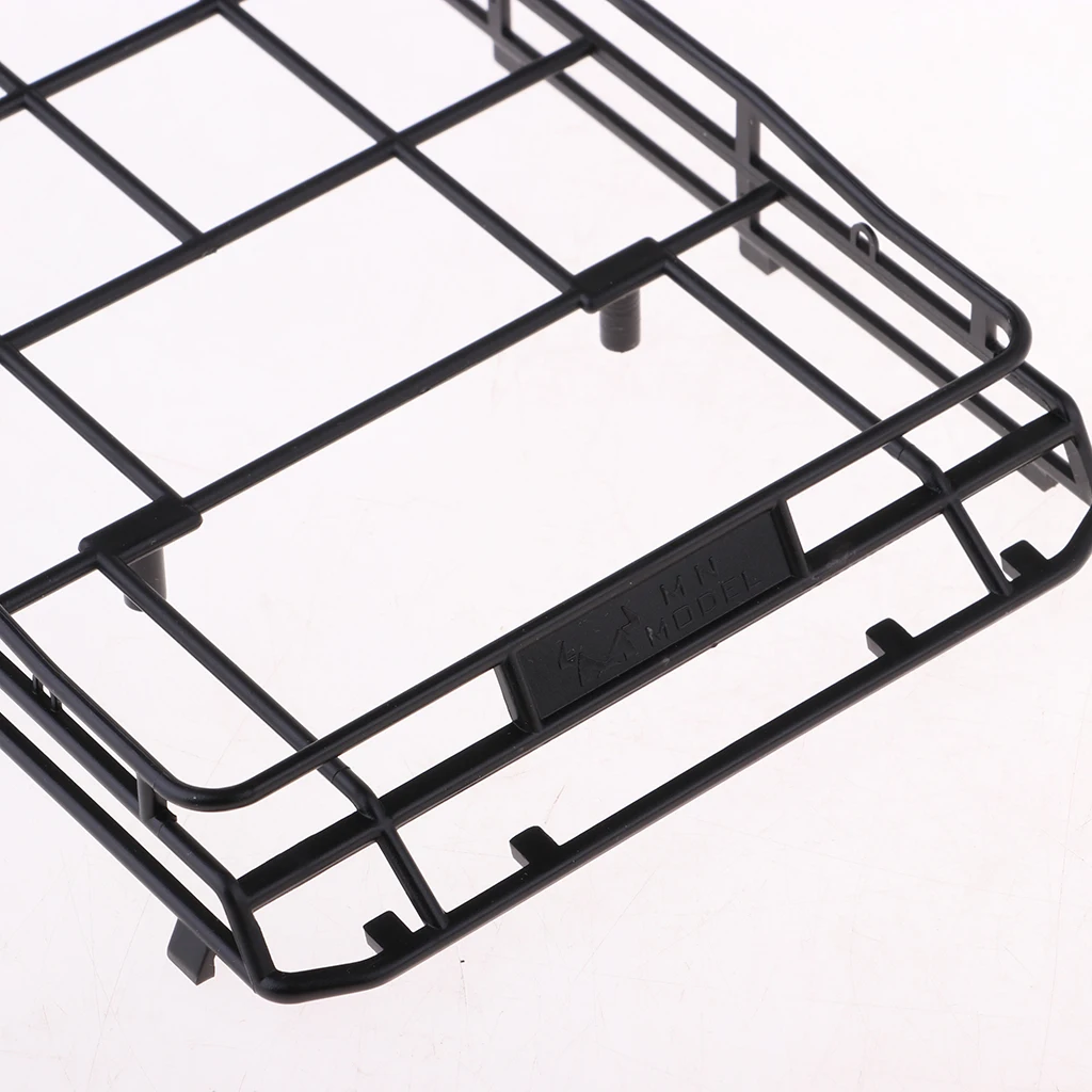 Black Luggage Carrier Roof Rack for MN-90 D90 1/12 RC Crawler Car DIY Parts