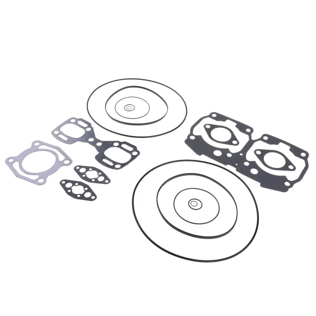 1 Set Silver Motorbike Top-End Gasket Kit Fits Sea Doo 785 787 800 GSX/GTX/XP/SPX