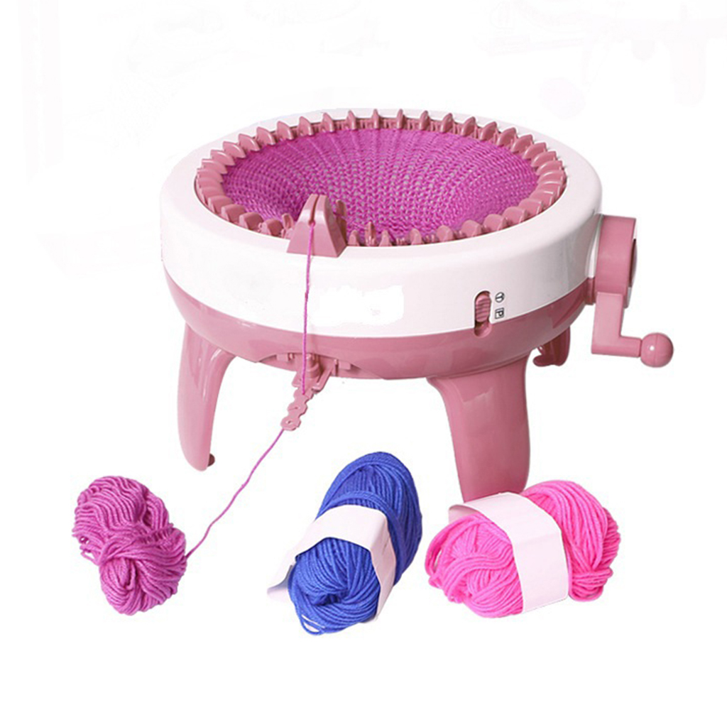 Large Hand Rotating Loom Knitting Machine Weaver Scarf Socks Hat 40 Needles