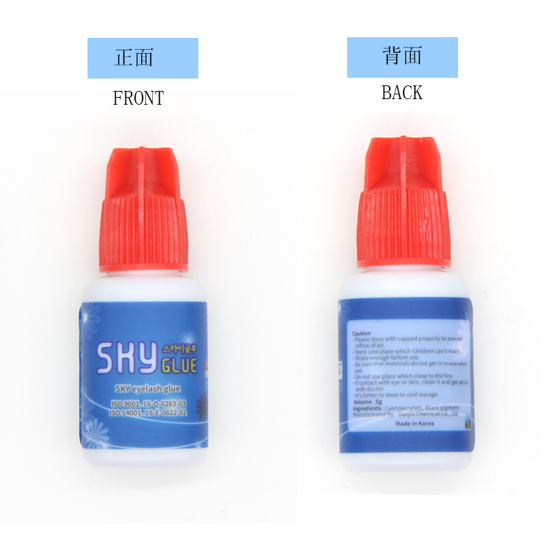 Best of 0.5s Dry Time Most Powerful Fastest Korea Sky Glue RA01 For Eyelash Extensions MSDS Adhesive 5ml Red Cap Reviews & Tips