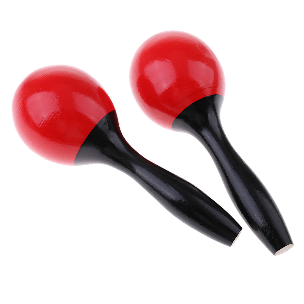 1 Pair Maraca Hand Shaker Kids Baby Toddlers Musical Toys Birthday Holiday Gift Party Favor