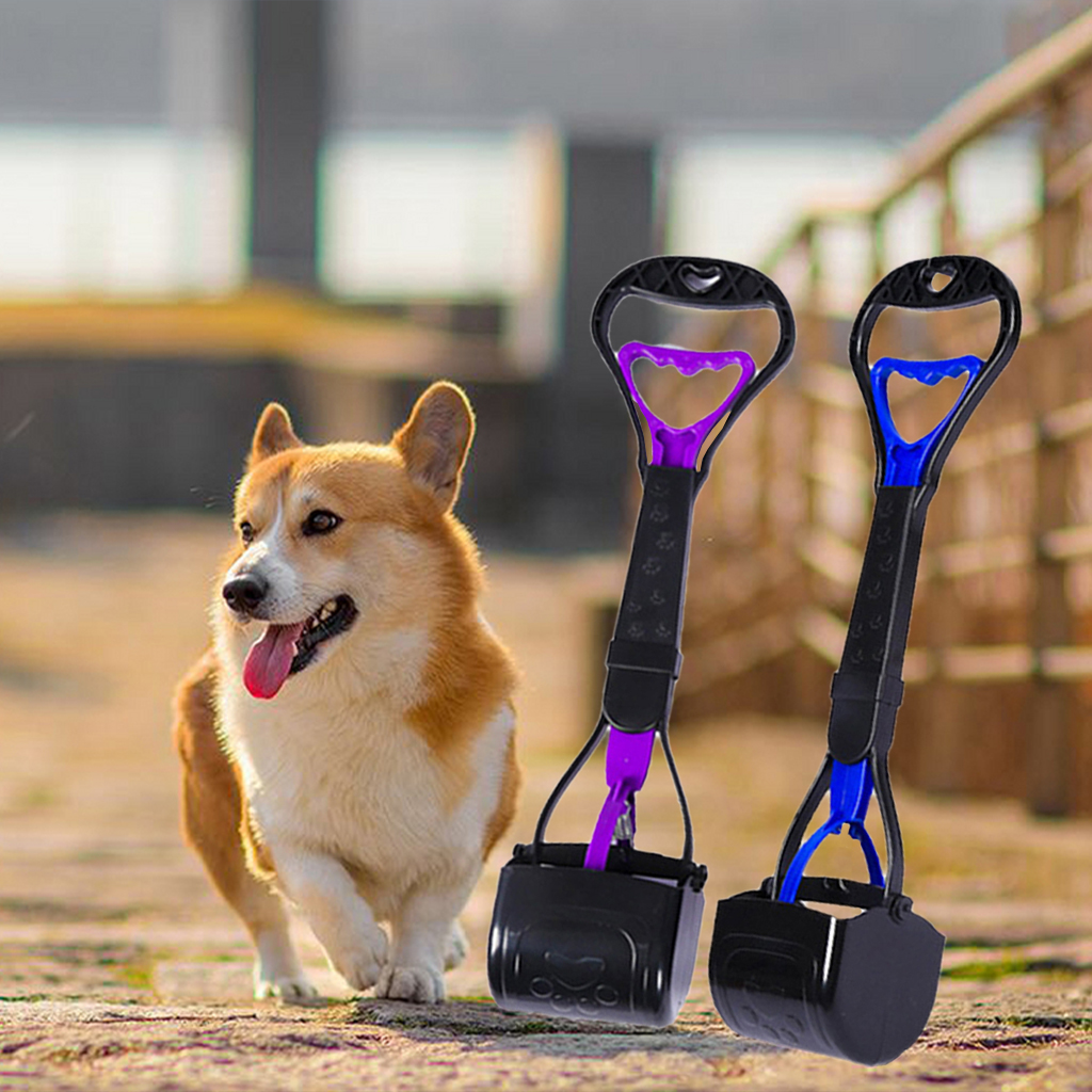 Non-Breakable Dogs Cats Pet Pooper Scooper Poop Picker Grabber Poo Remover