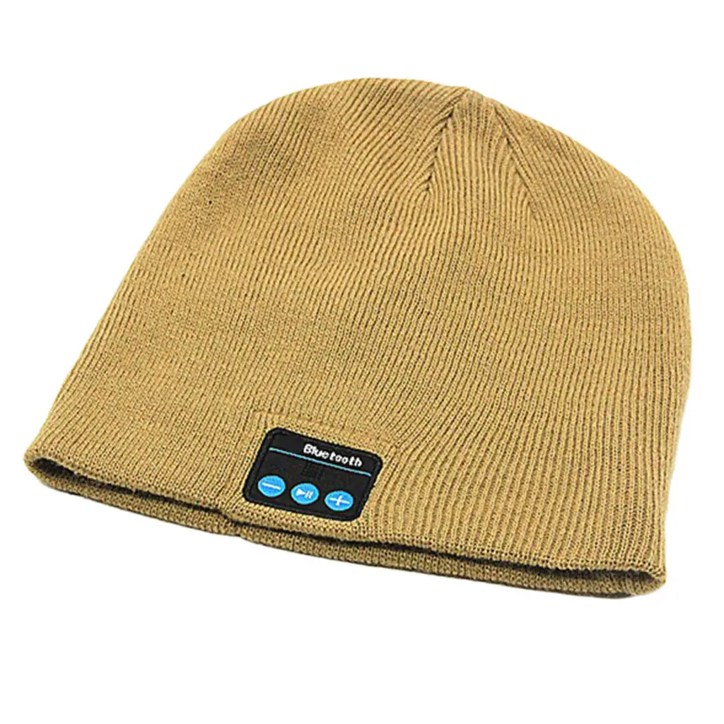 Bluetooth Beanie Hat Headset Knit Headphone Speaker Hat Skiing Running Walking
