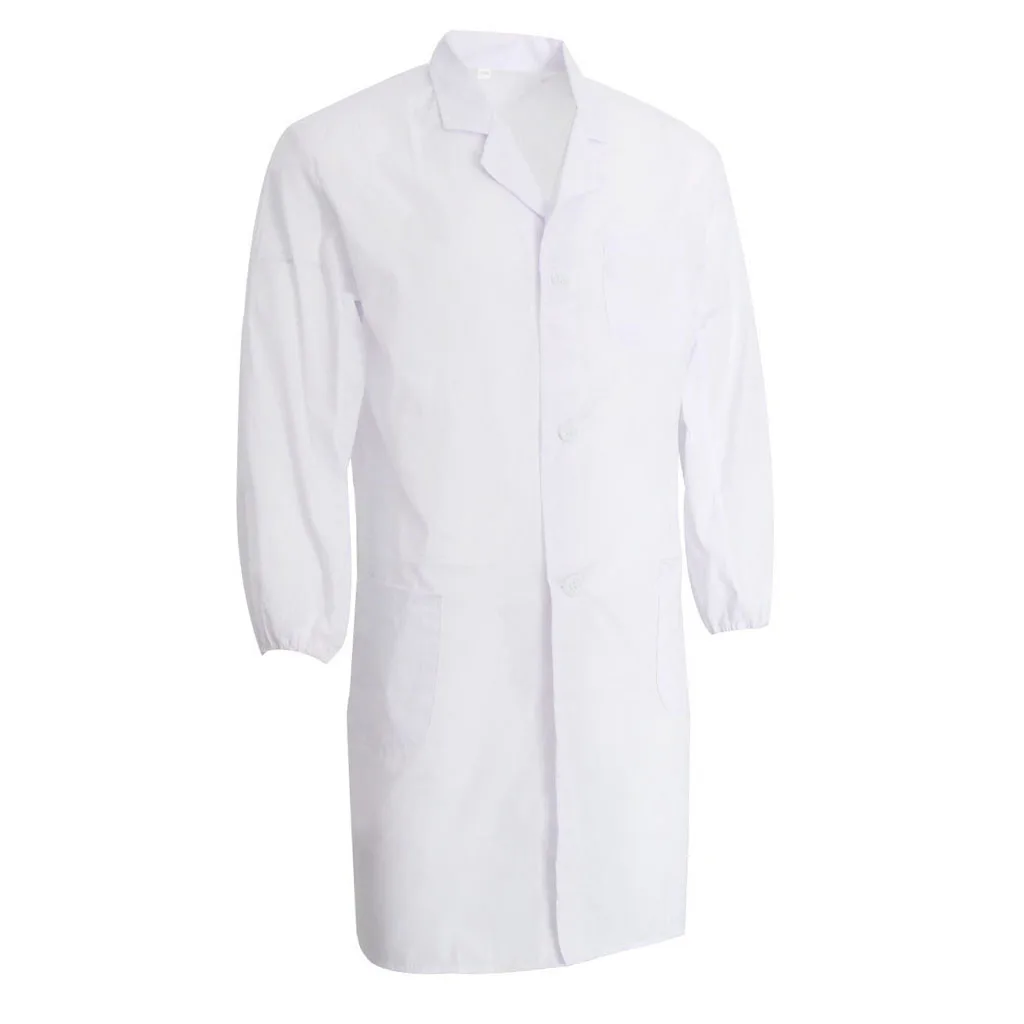 Unisex Lab Scrubs Uniform, Long Length Coat To Protect Clothing Inside