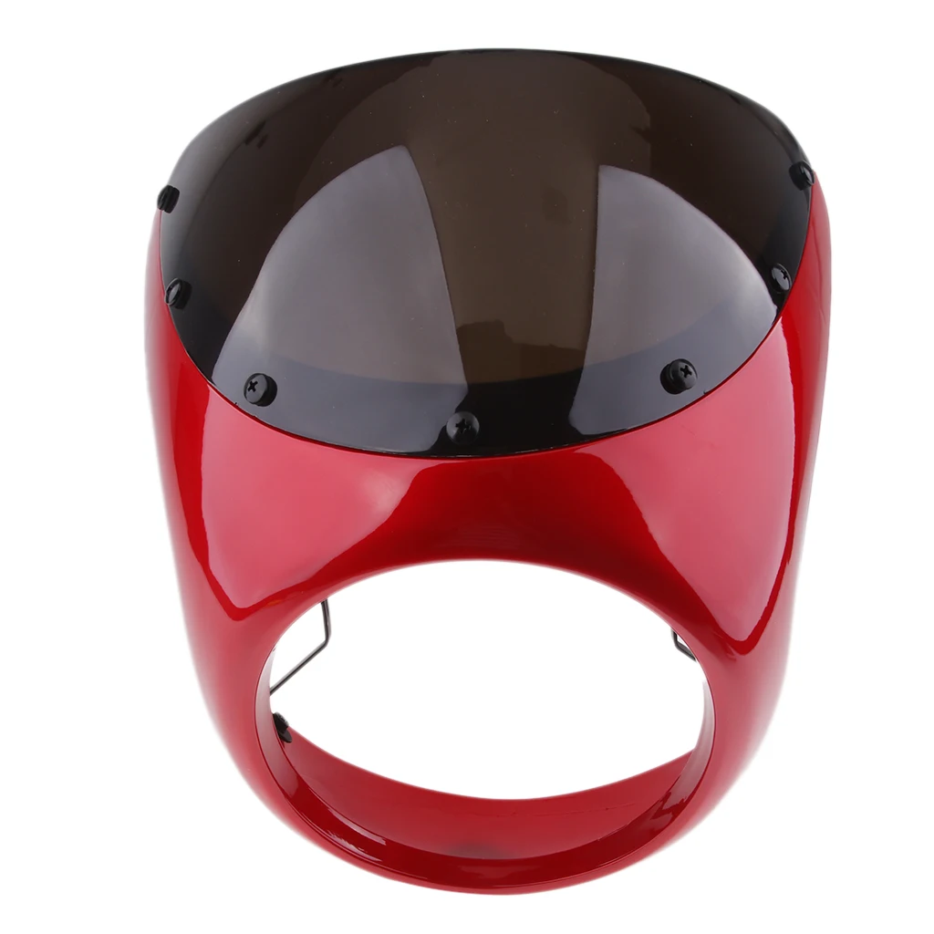 Motorcycle 7 inch Headlight Fairing Cover Handlebar Screen Windshield & Retro
