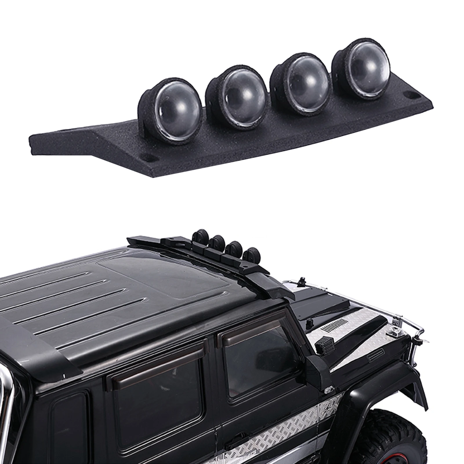 RC Car Roof Spotlight Headlight Lamp for TRX4 TRX6 G63 G500 1/10 RC Crawler Car Parts Accessories