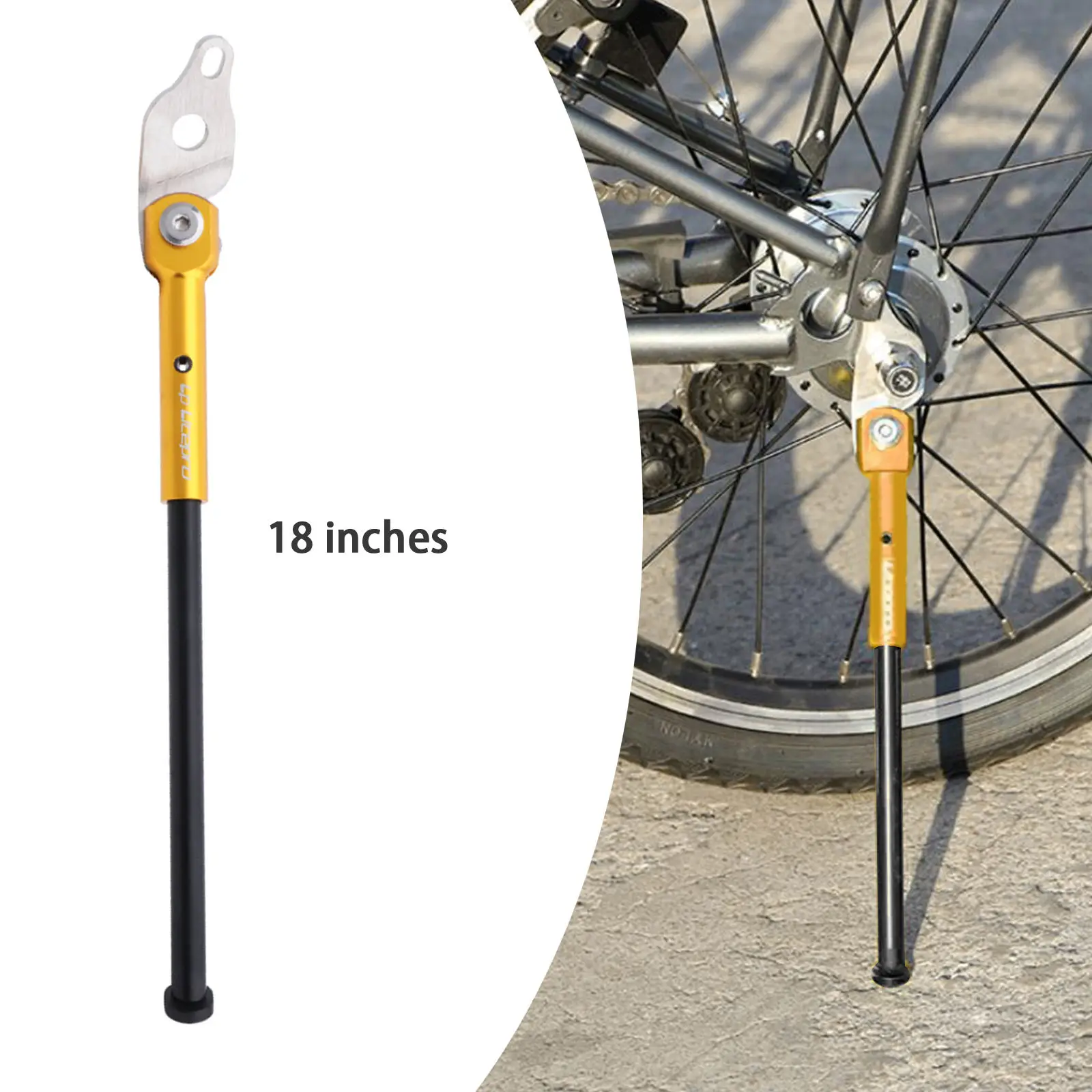 Anti-slip Folding Bike Kickstand Fit for Birdy Bicycle Kickstand Side Side Single Leg Stand Folding Bike Accessories