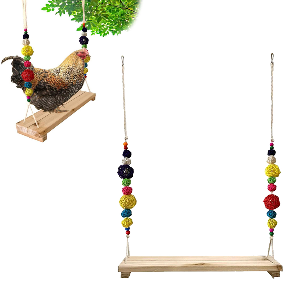 Chicken Ladder Perch Hanging Chicken Hens Large Birds Finches Climbing Toy