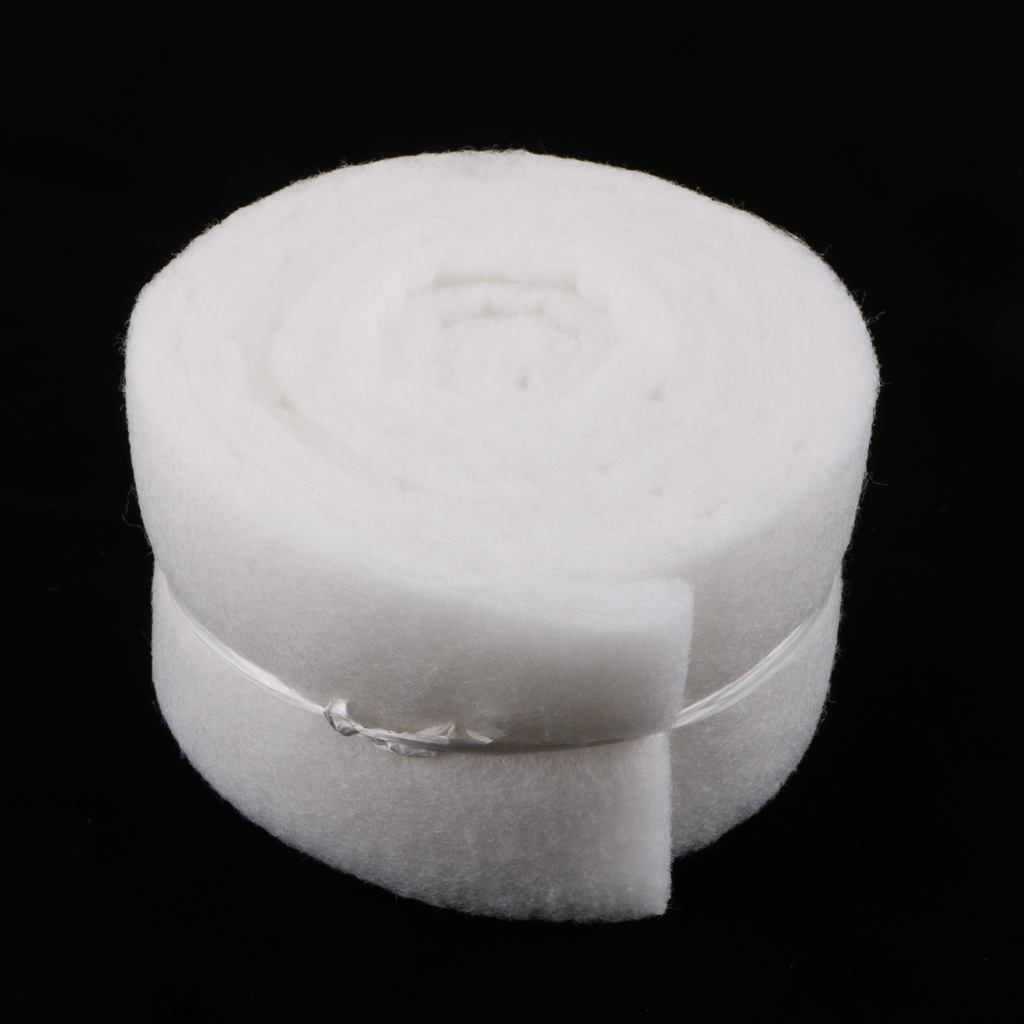 Aquarium Cotton Biochemical Filter Filtration Fish Tank Sponge Pad White, Suitable for Using in Freshwater And Marine Water