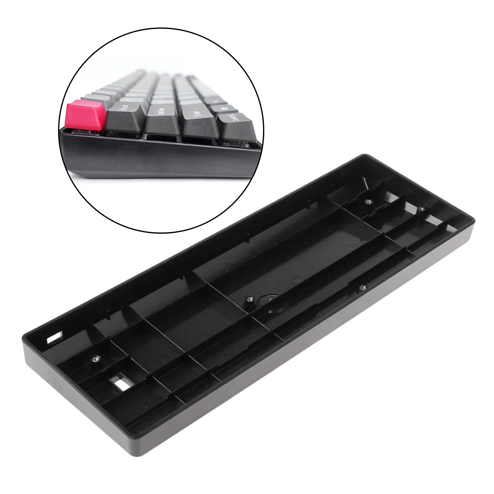 DIY 60% Plastic Shell Base Keyboard Case Frame Compatible with GH60 POKER2 FACEU