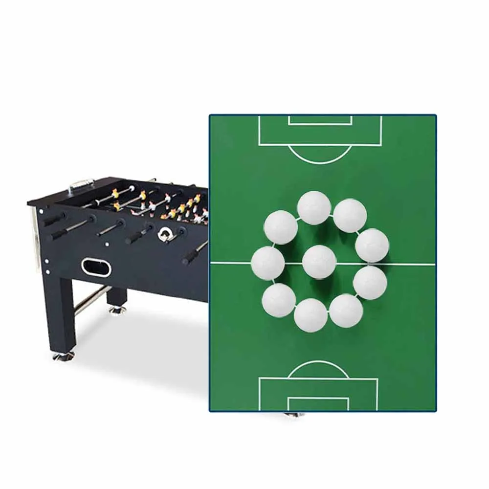12pcs 32mm White Mini Soccer Balls Foosballs Replacement Table Football Balls Made form Environmentally Friendly Plastic