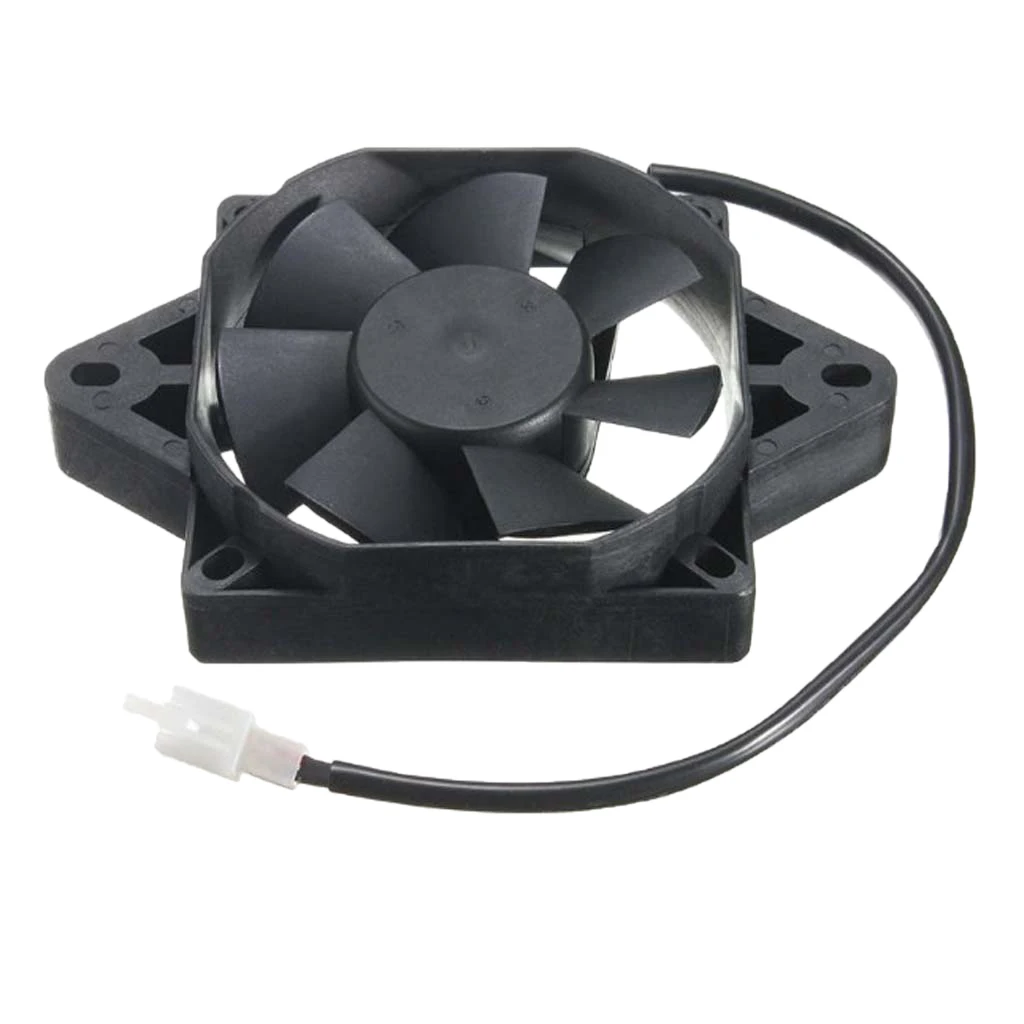 Universal Dirt Bike Motorcycle 12V Oil Cooler Electric Radiator Cooling Fan