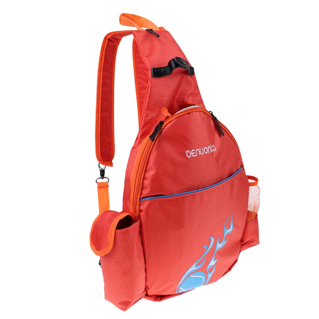 Tennis Racket Backpack Waterproof Zip Closure Bag W/ Padded Shoulder Straps