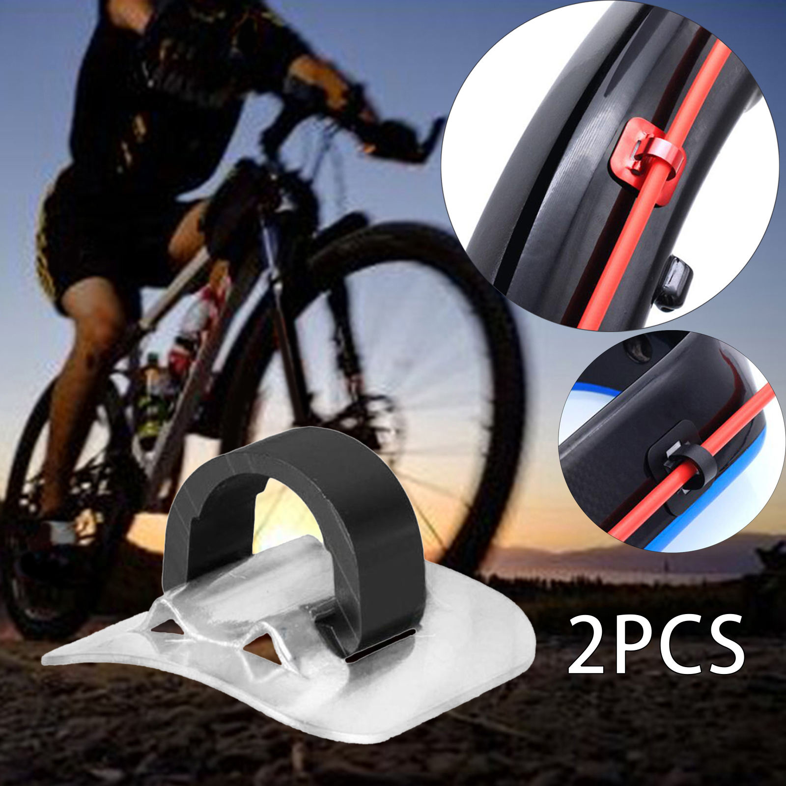 Cables Guide C-Clips Bike Shifter Brake Housing Bike Frame C Buckle Clamp Bike Brake Cable Tube Guide Line Tube Housing