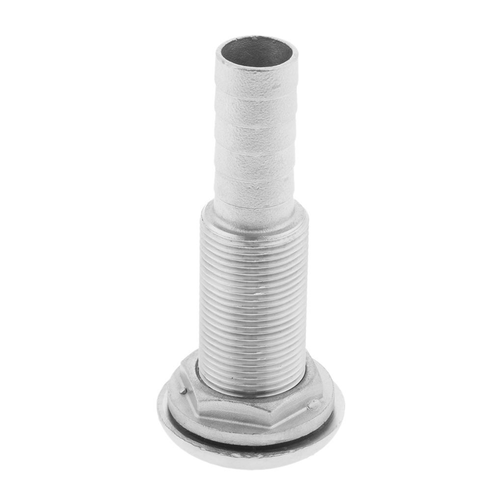3/4inch Hose Barb Boat Thru Hull Fitting 316 Stainless Steel Hardware