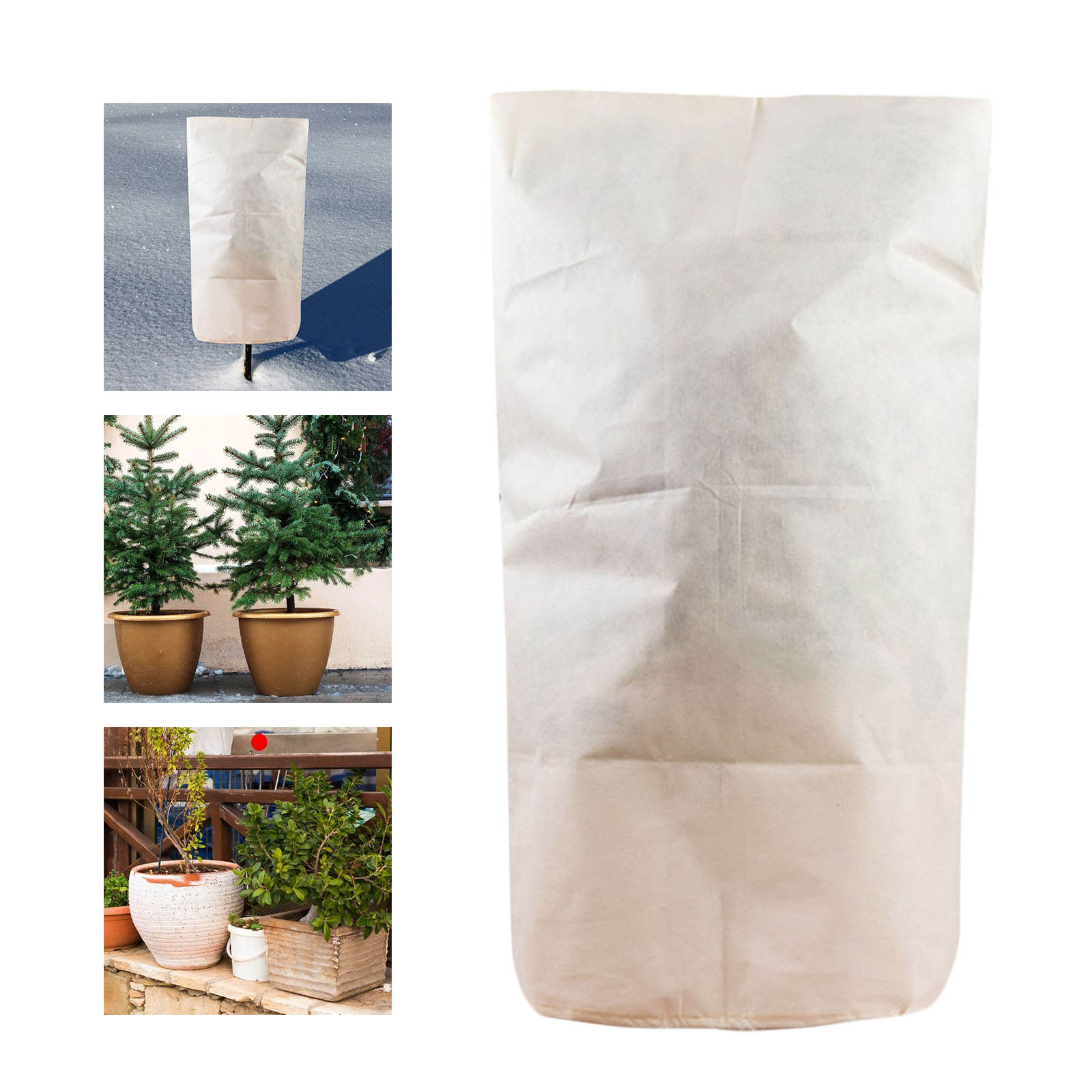 80x120cm Plant Covers Thickened Tree Blanket Jacket Frost Cloth for Outdoor Yard Shrubs Trees Potted Plants
