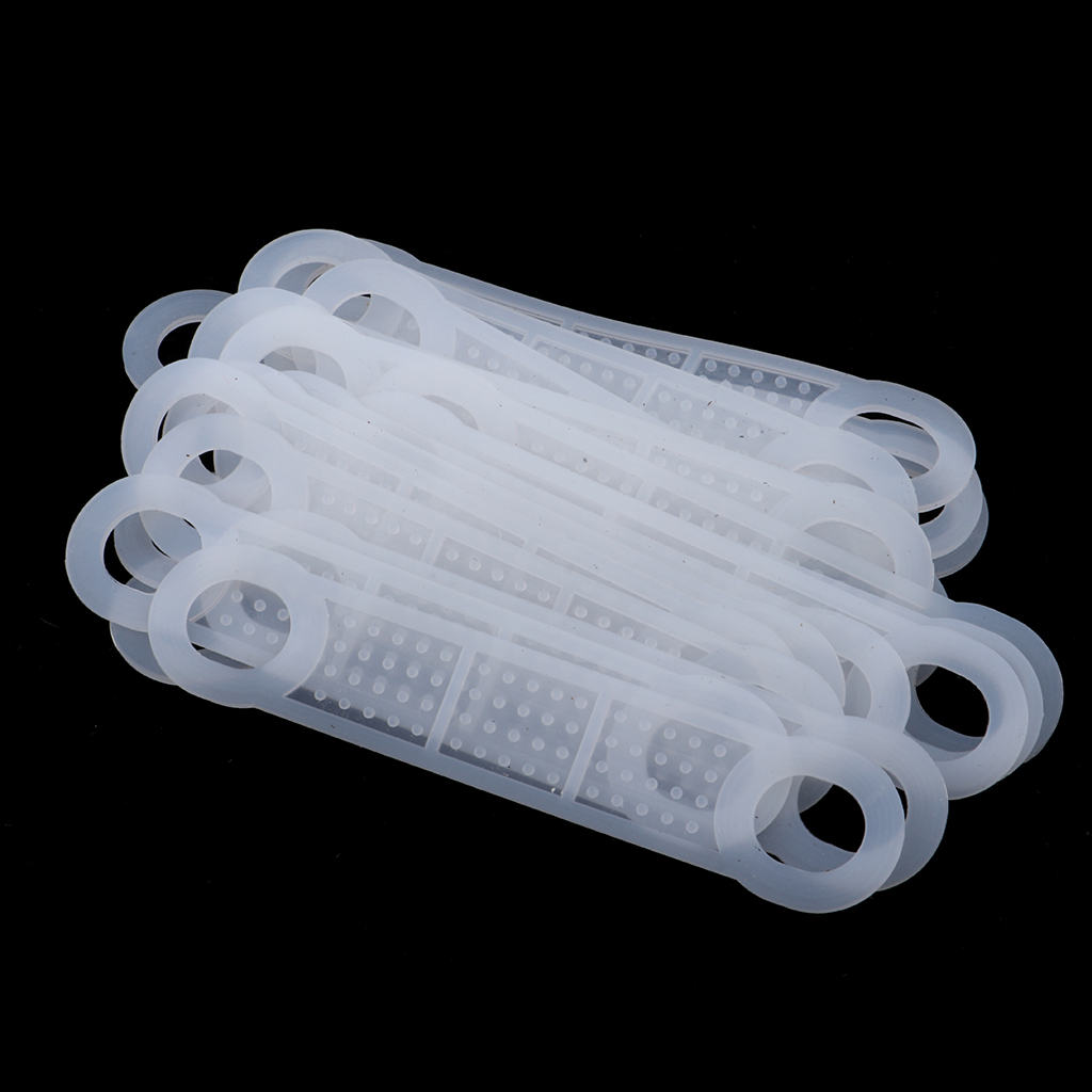 Set of 50 Stretchy Anti-Slip Hanger Grips Clothes Hanger Shoulder Strips