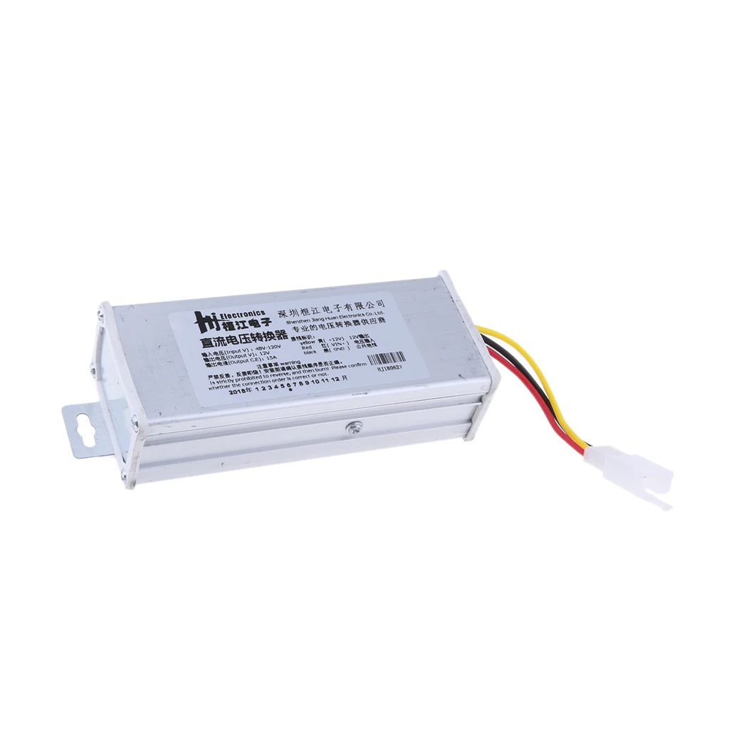 DC/DC Converter Regulator 48V-120V  to 12V 15A 180W Low Voltage Transformer Waterproof