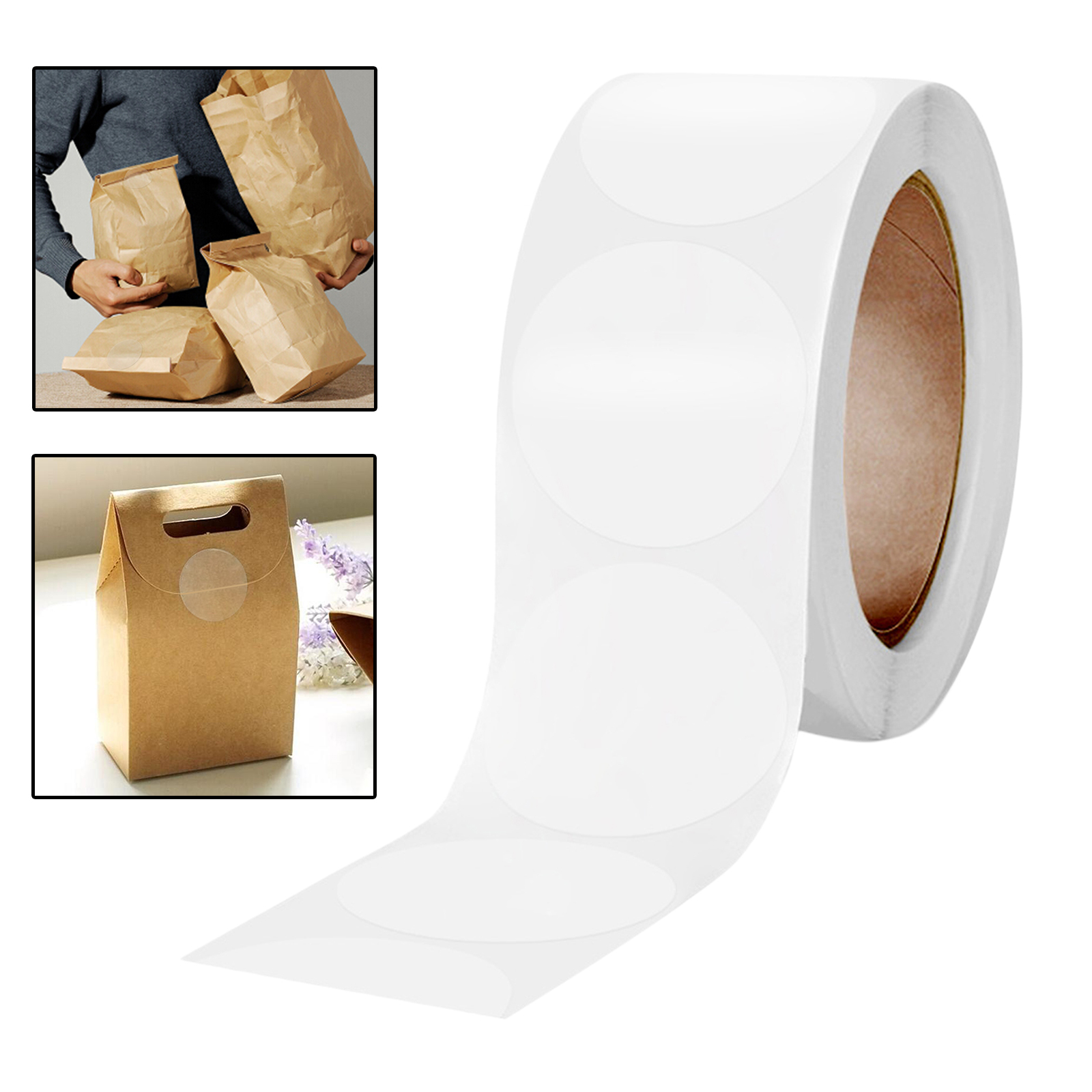 500Pcs Clear Retail Package Seals 1.5