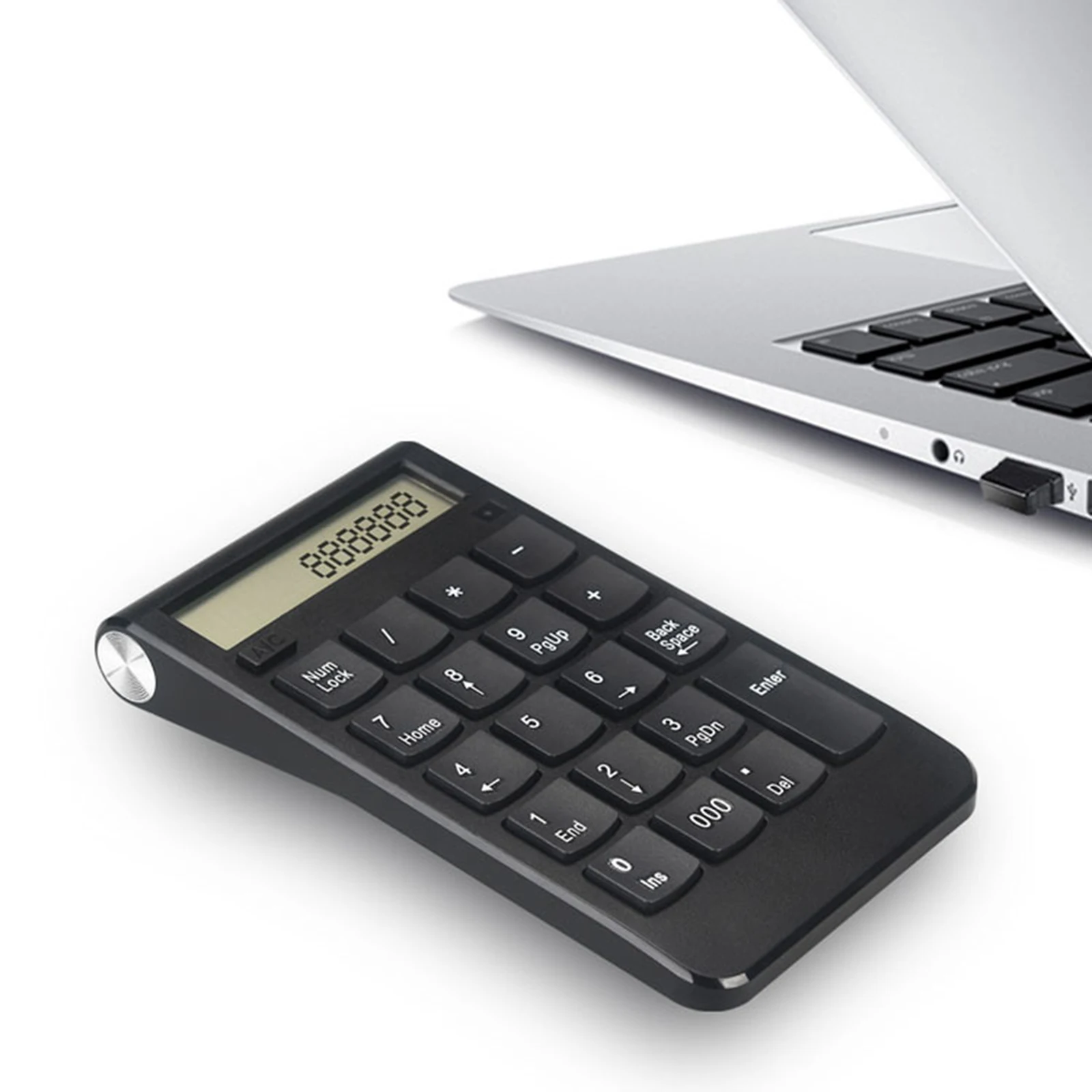 Mechanical Wireless Numeric Keypad Mini 2.4G Number Pad for Laptop Surface Pro Desktop