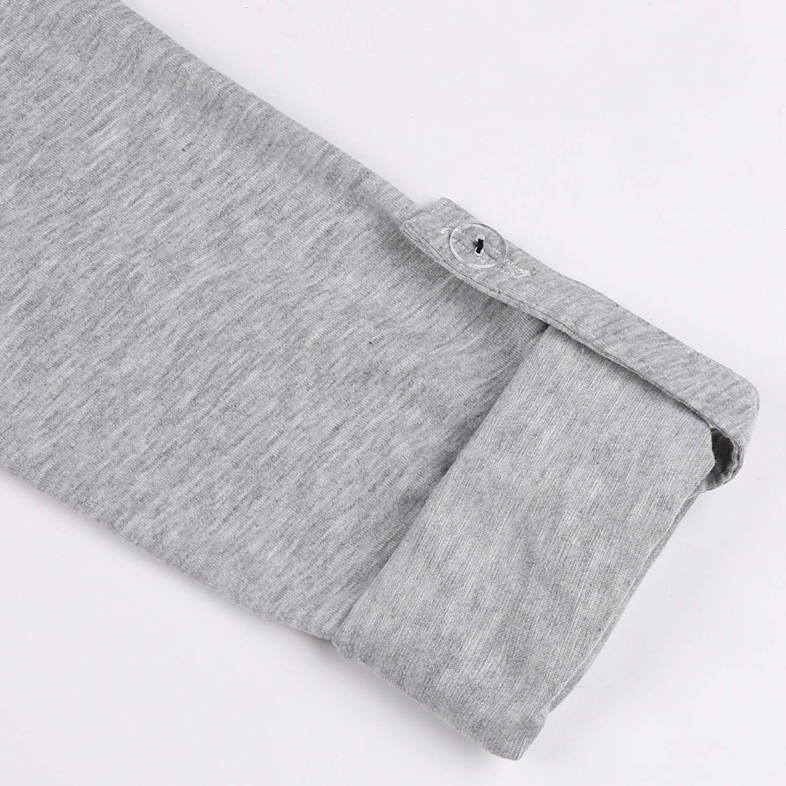 Camisa de Maternidade Roupa de Cor Sólida com Mangas Camiseta para Mulher Nova Compridas Grávida Roupa Amamentadora 27 Blusas & Camisas