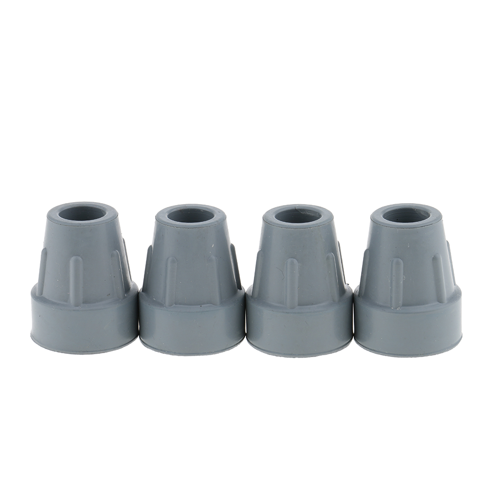 Description Picture 4 of itemMagiDeal 4Pcs Anti-skid Walking Stick Tip Protector Rubber Crutch Tips Grain Cane Pad Trekking Poles Tips