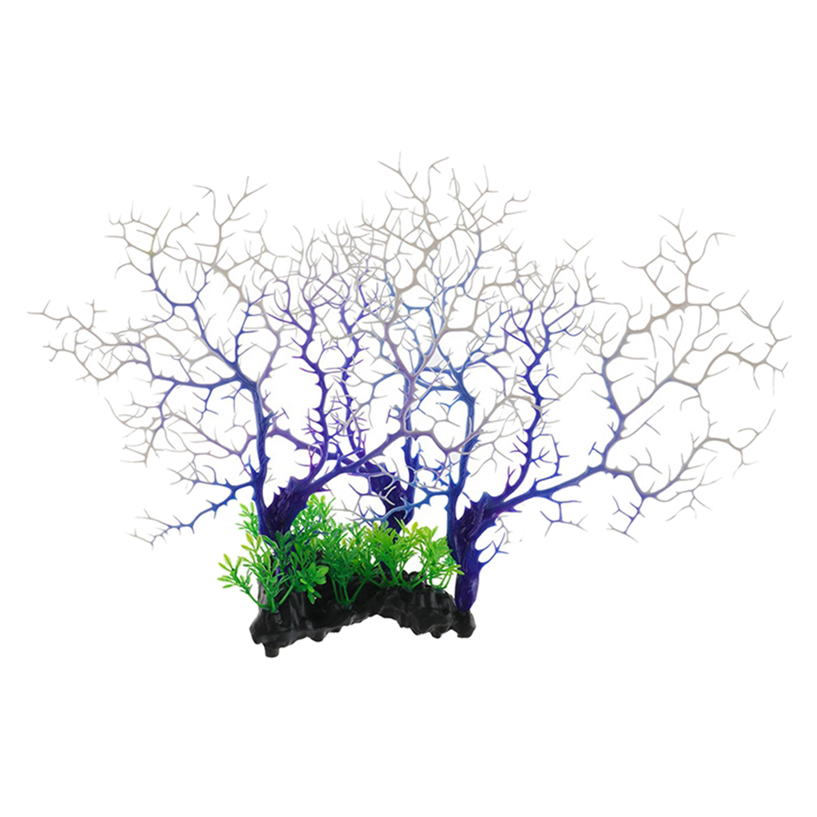 1pc Aquarium Plants Coral Tree Decoration Vivid Color Water Weeds Landscape