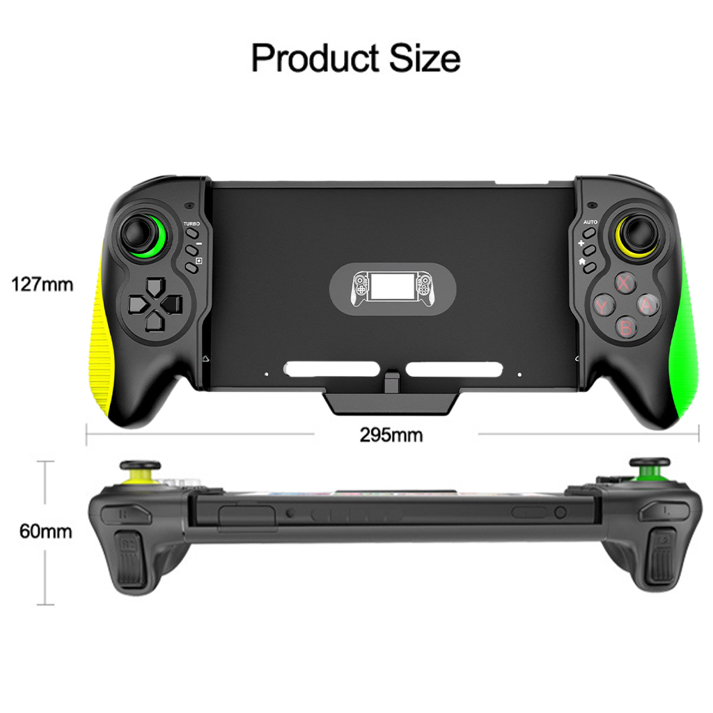 Handheld Wireless Game Controller Gamepad Game Joystick for Play and Play with Six-Axis Gyroscope with Double Motor Vibration