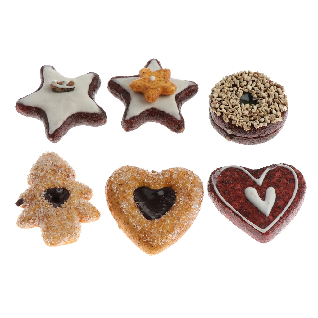 PU  Artificial Cookies Dessert for Decoration Lifelike Food Toy Biscuit Cookie