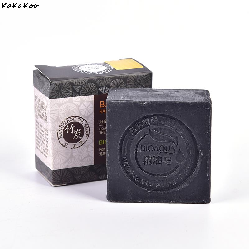 Best of Bamboo Charcoal Handmade Soap Treatment Skin Care Natural Skin Whitening Soap Deep Cleansing Oil-Control Face Hair Care Bath Reviews & Tips