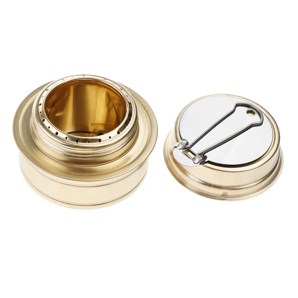 Travel Camping Cooking Copper Alloy   Alcohol Burner Spirit  