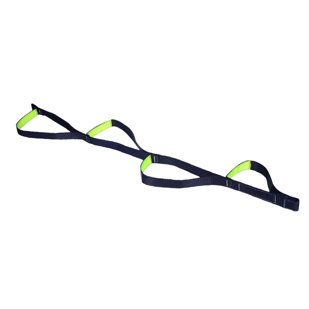 Rock-Climbing Mountaineering Rope Ladder Foot Belt Strap Ascender, 4 Steps
