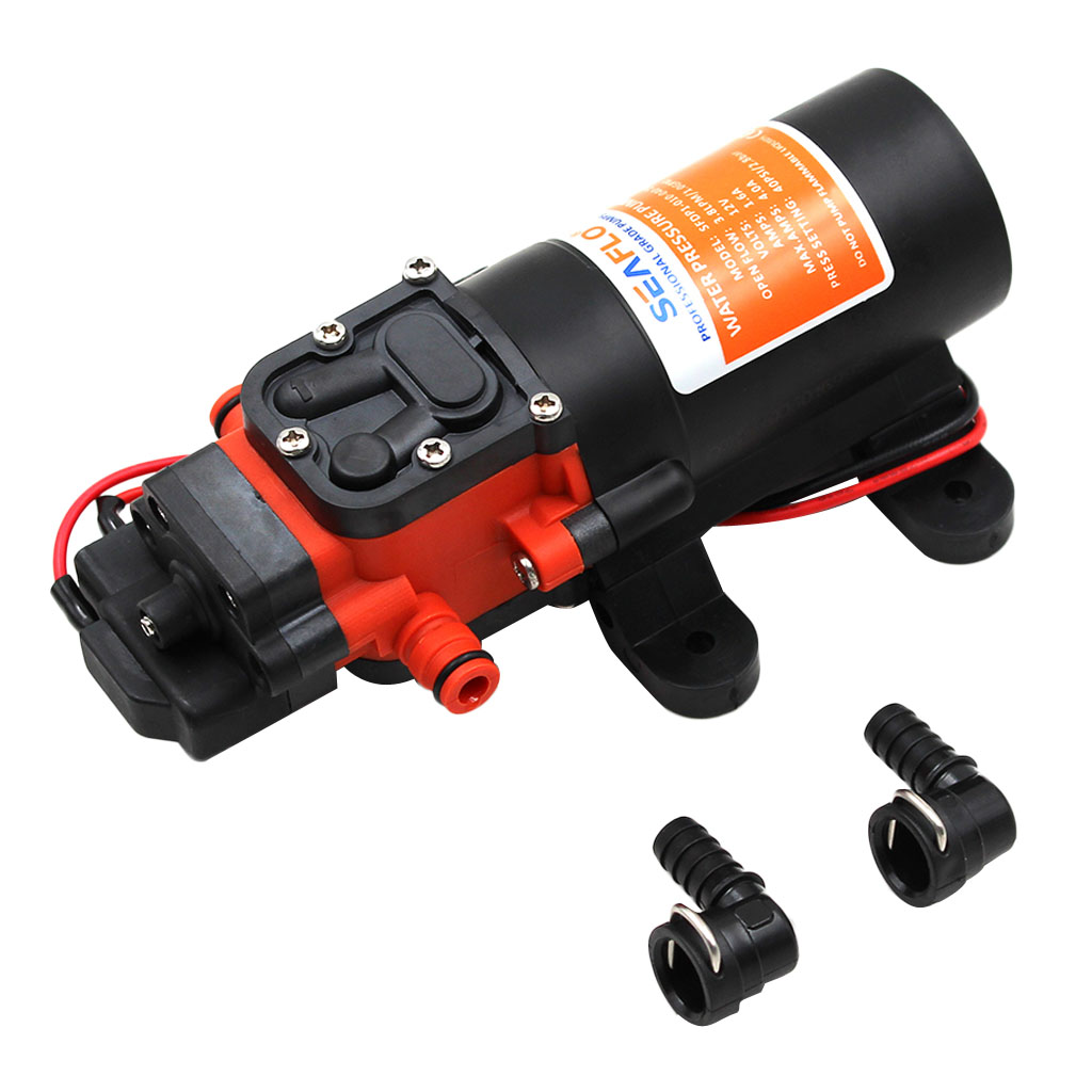 Diaphragm Water Pressure Pumps 12V 1.2 GPM 35PSI Self-priming Water Pumps
