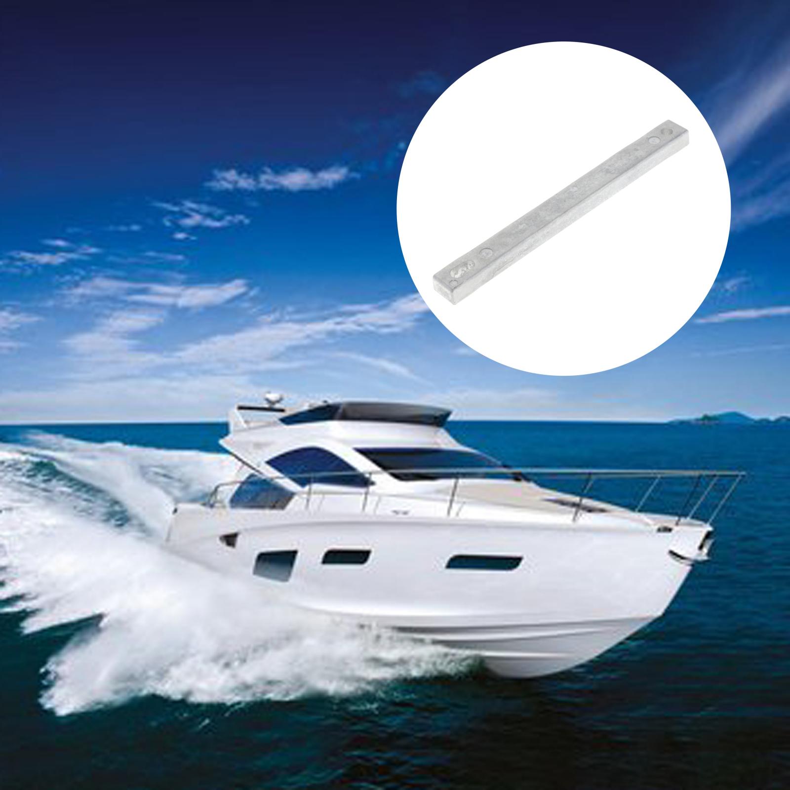 8252711 Anode Power Trim, Bracket Power Trim Zinc Anode for Mercury 25HP 50HP 7-1/2