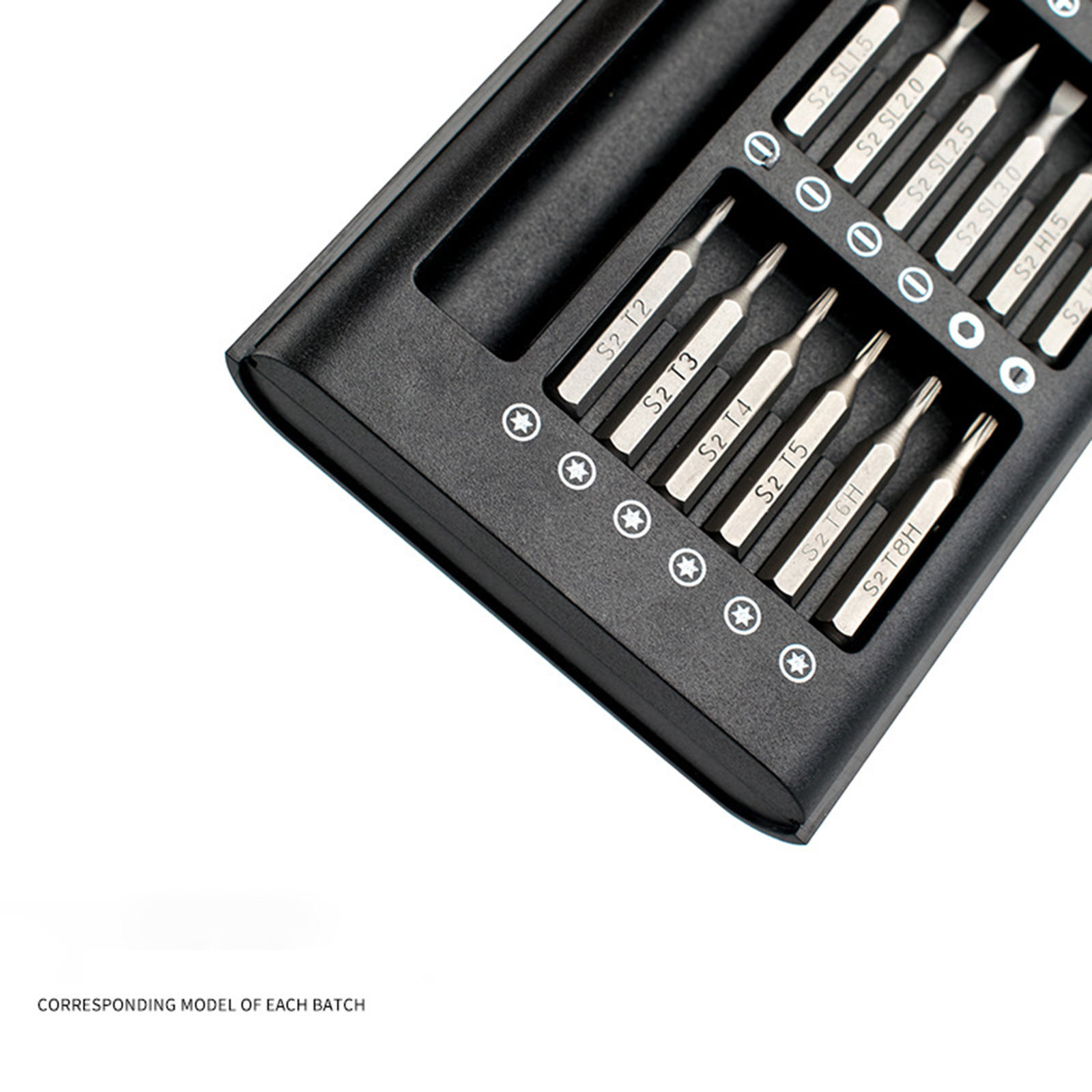 Pocket Screwdriver Kit Hand Tool 25 in 1 with Case Magnetic Driver Bit for Home Cameras Smartphone Glasses Watch