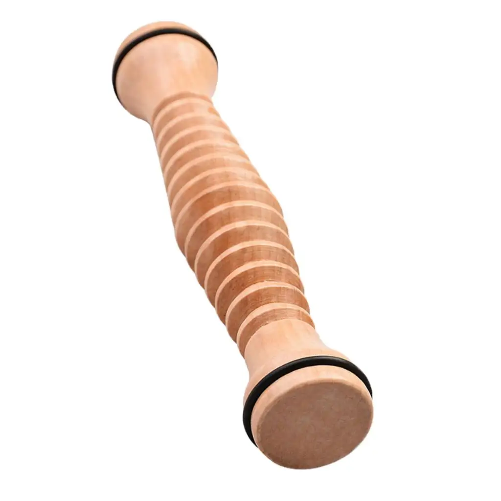 Portable Wooden Foot Roller, Foot Massager for Plantar Fasciitis Stress Relief Relaxation Acupressure Tool for Tired Feet