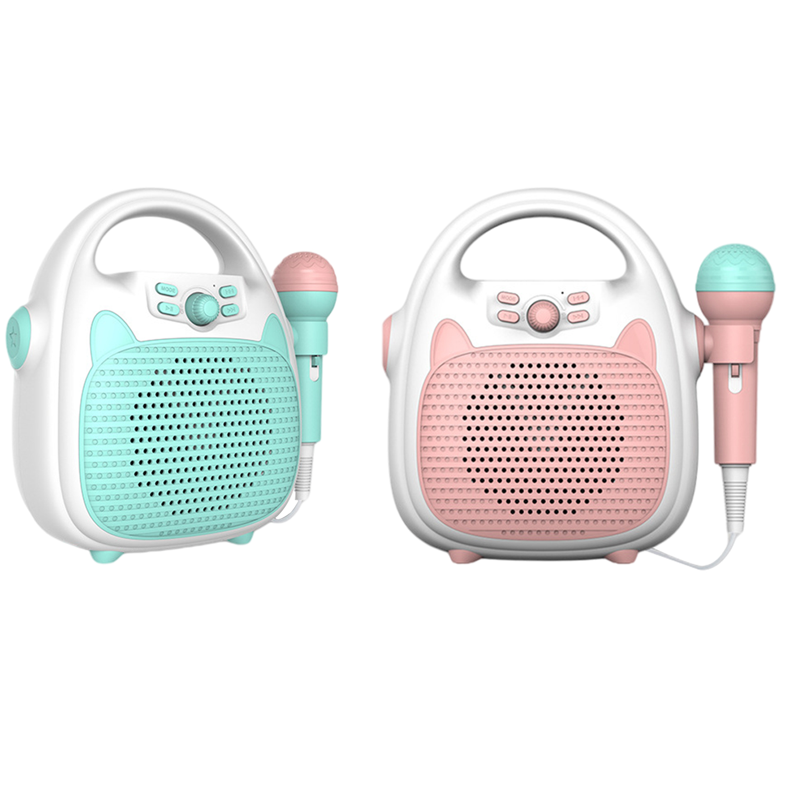 Bluetooth Kids Karaoke Machine Speaker Girls Boys Singing Toys Microphone Toy Build in LED Light Show Indoor Outdoor