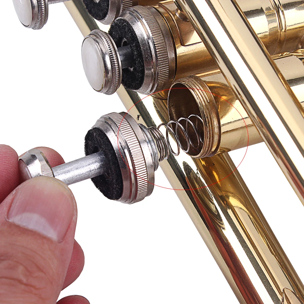 3Pcs Copper Trumpet Springs For Trumpet Trompette Repairing Parts 41x9mm