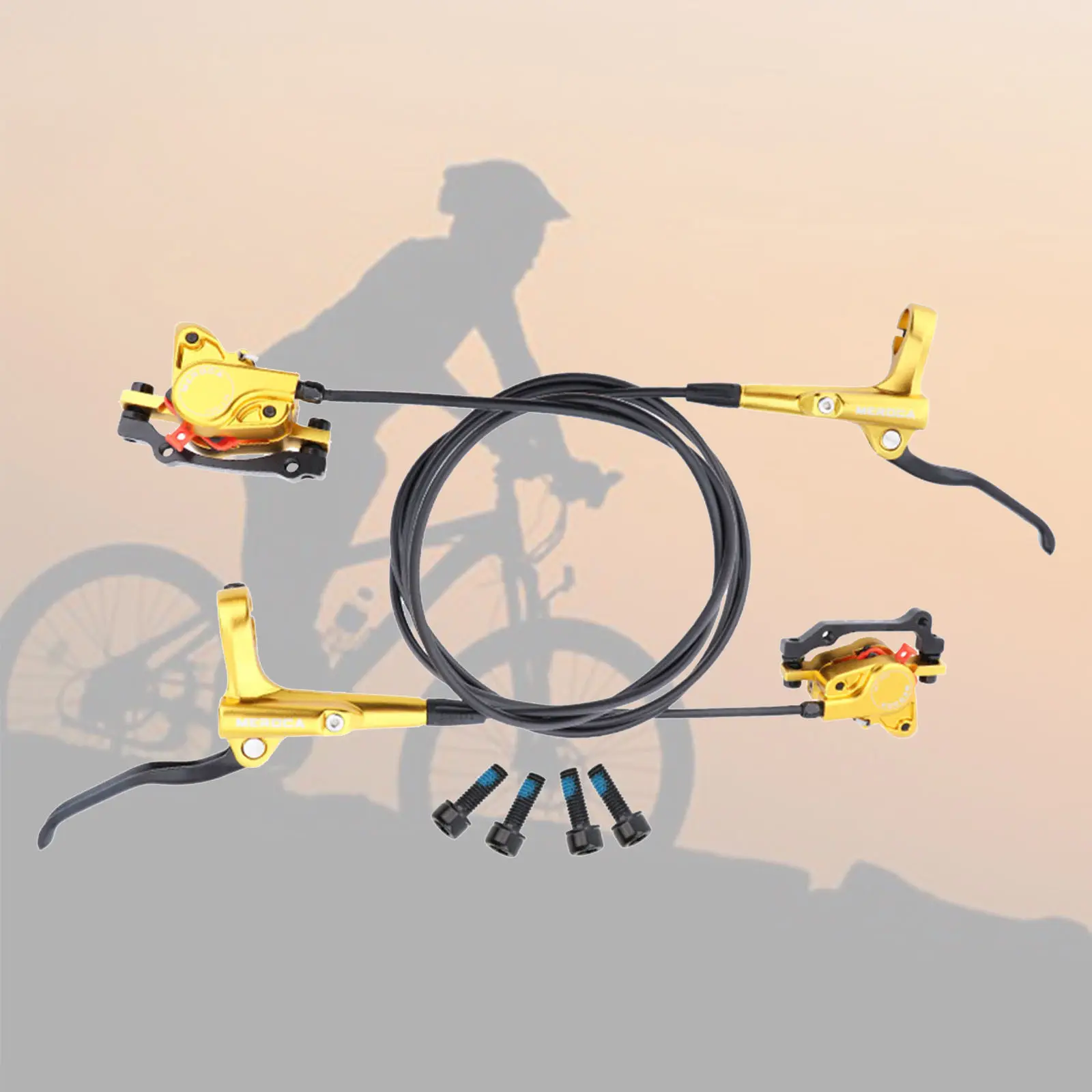 Bike Hydraulic Disc Brakes 51mm B Pillar Refit Parts F160/R140 Oil Disc Brake for E-Bike