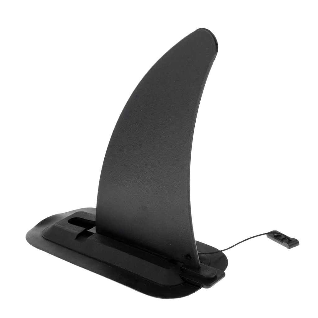 PP Kayak Skeg Tracking Fin Kayak Fin Mounting Points Replacement Rowing Boats Watershed Board Canoe Boat Black