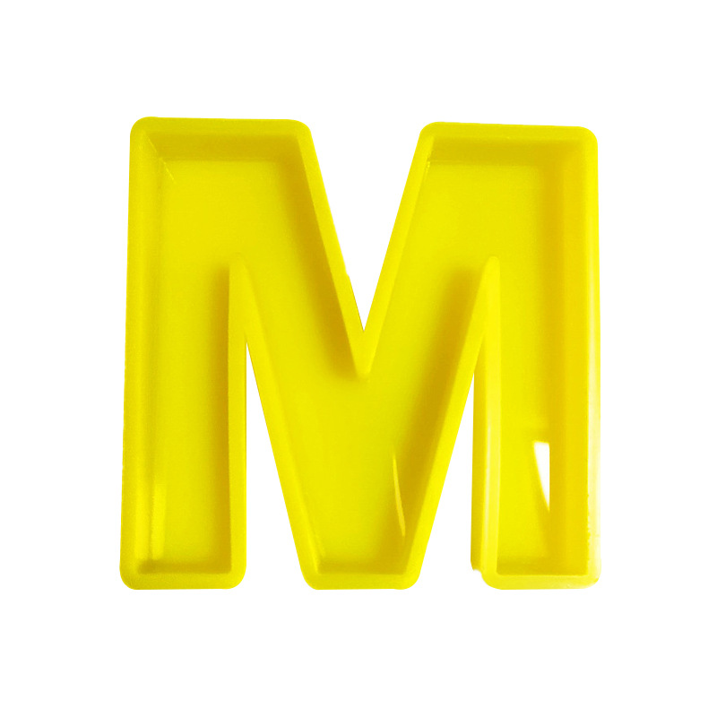 Description Picture 3 of itemLetter Silicone Candle Mould 26 Alphabet Epoxy Resin Mold DIY Home Tray Decoration molds for candle soap ice making Non-stick