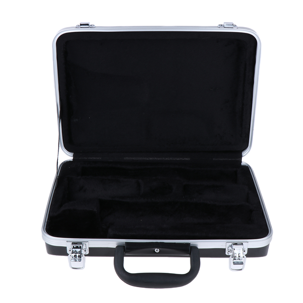 Portable Plastic Clarinet Gig Bag Case Hard Protector with Lining