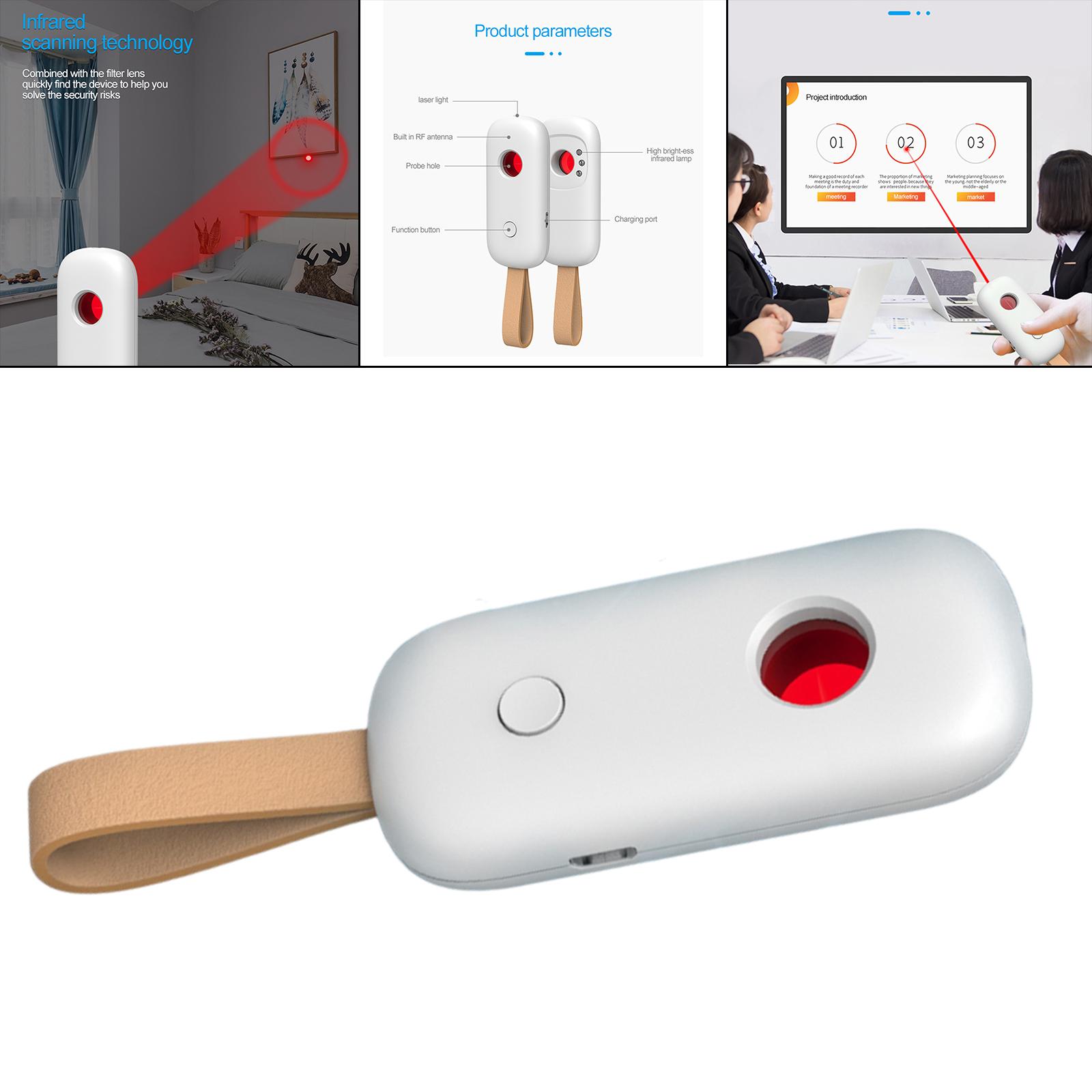 Bug Detectors Full-Range Portable Wireless RF Signal Scanner Eavedropping Device Finder for RF Signal GSM GPS Tracker