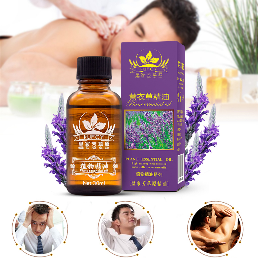 30ml Pure Natural Plant Extract Massage Essential Oils Aromatherapy Skin Care Jasmine Lavender Rose Ginger