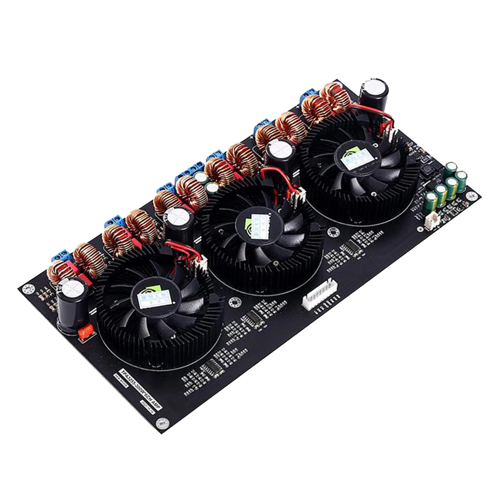 TPA3255 High Power Amplifier Board 6Channel DC24-48V 300W*6 & 3 Fan Design,